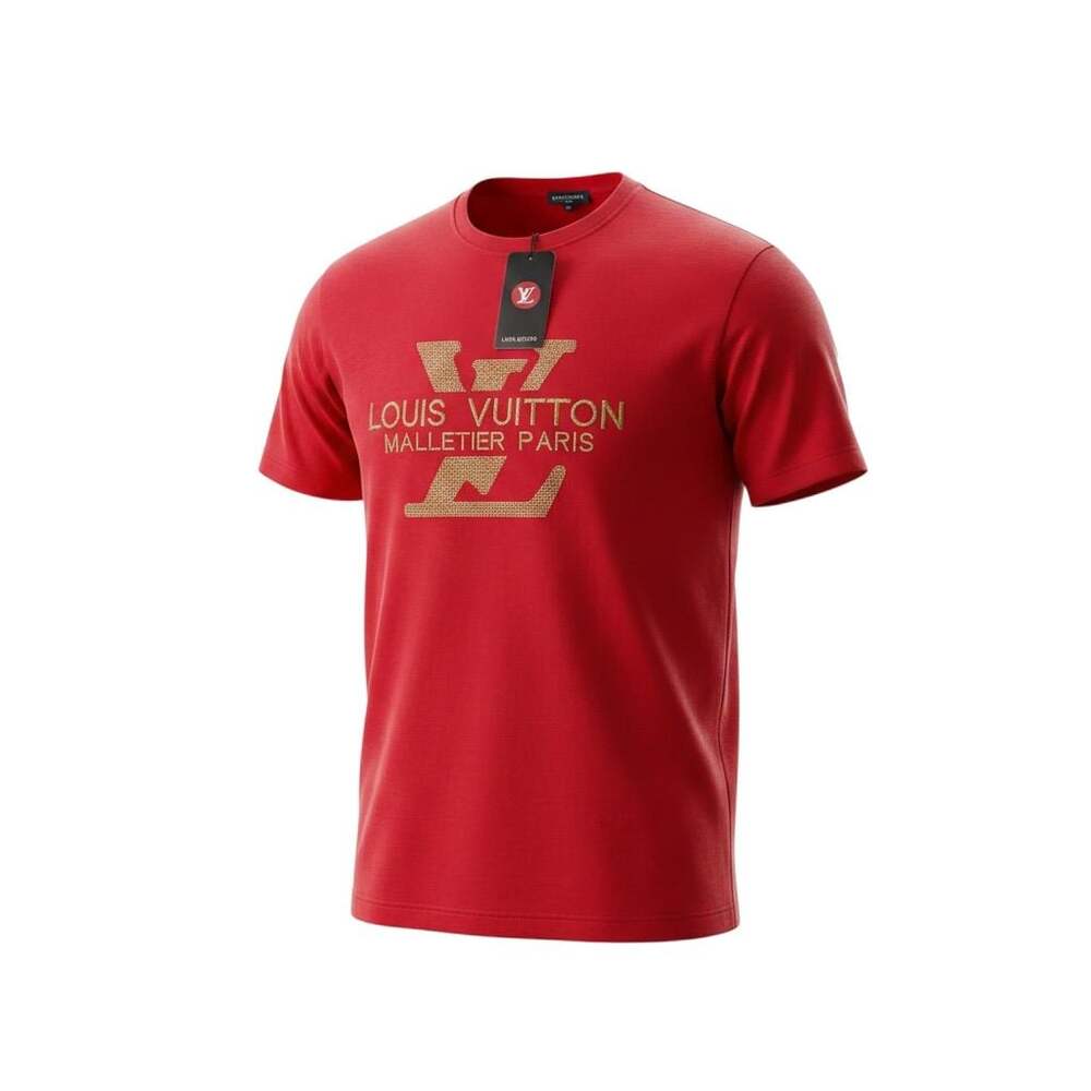 Louis Vuitton Red Graphic T-Shirt Size M